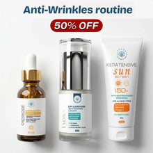 Anti-Wrinkles routine (Eyenex cream+Glassy skin serum+Keratensive sunscreen )