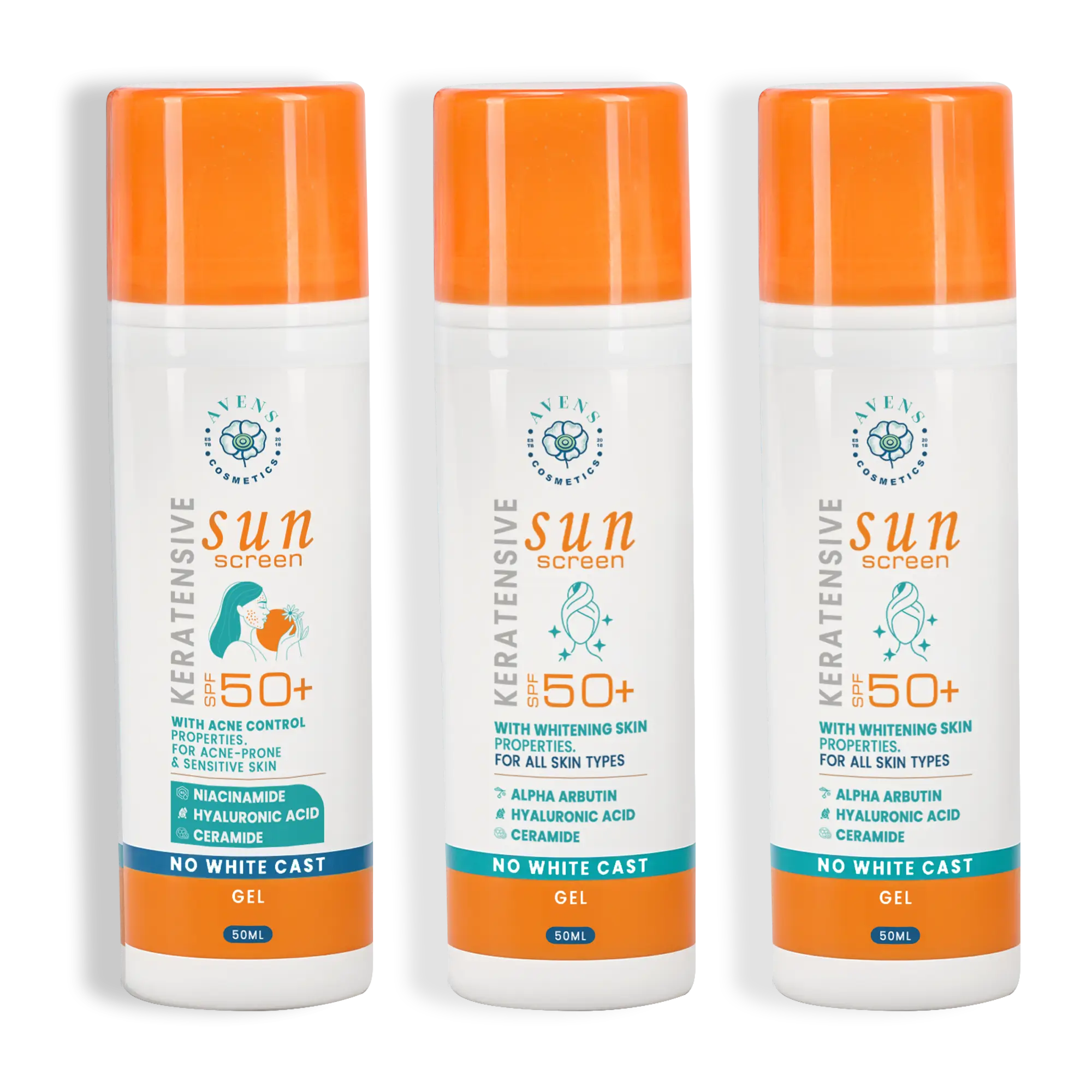 KERATENSIVE SUNSCREEN OFFER 3 (2 Alpha arbutin + 1 NIACINAMIDE)