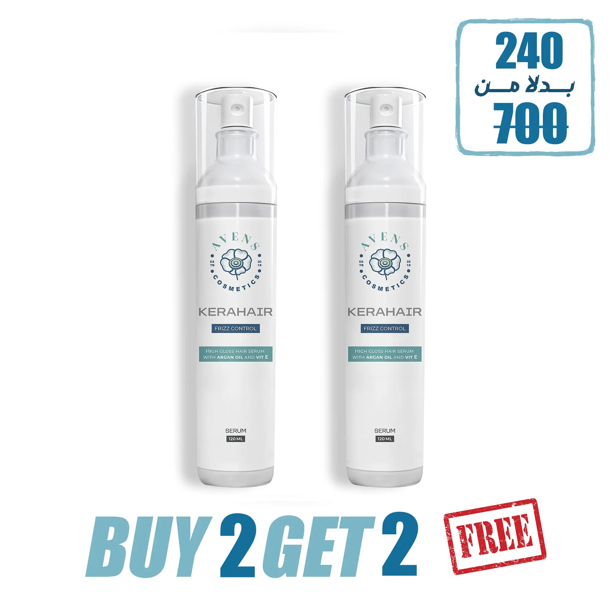KERAHAIR SERUM OFFER 2  (buy 2 get 2 free )