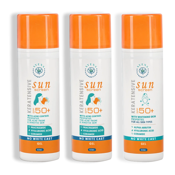 Keratensive sun screen offer – (2 Niacinamide + 1 alpha arbutin)