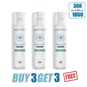 KERAHAIR SERUM OFFER 3 (buy 3 get 3 free )