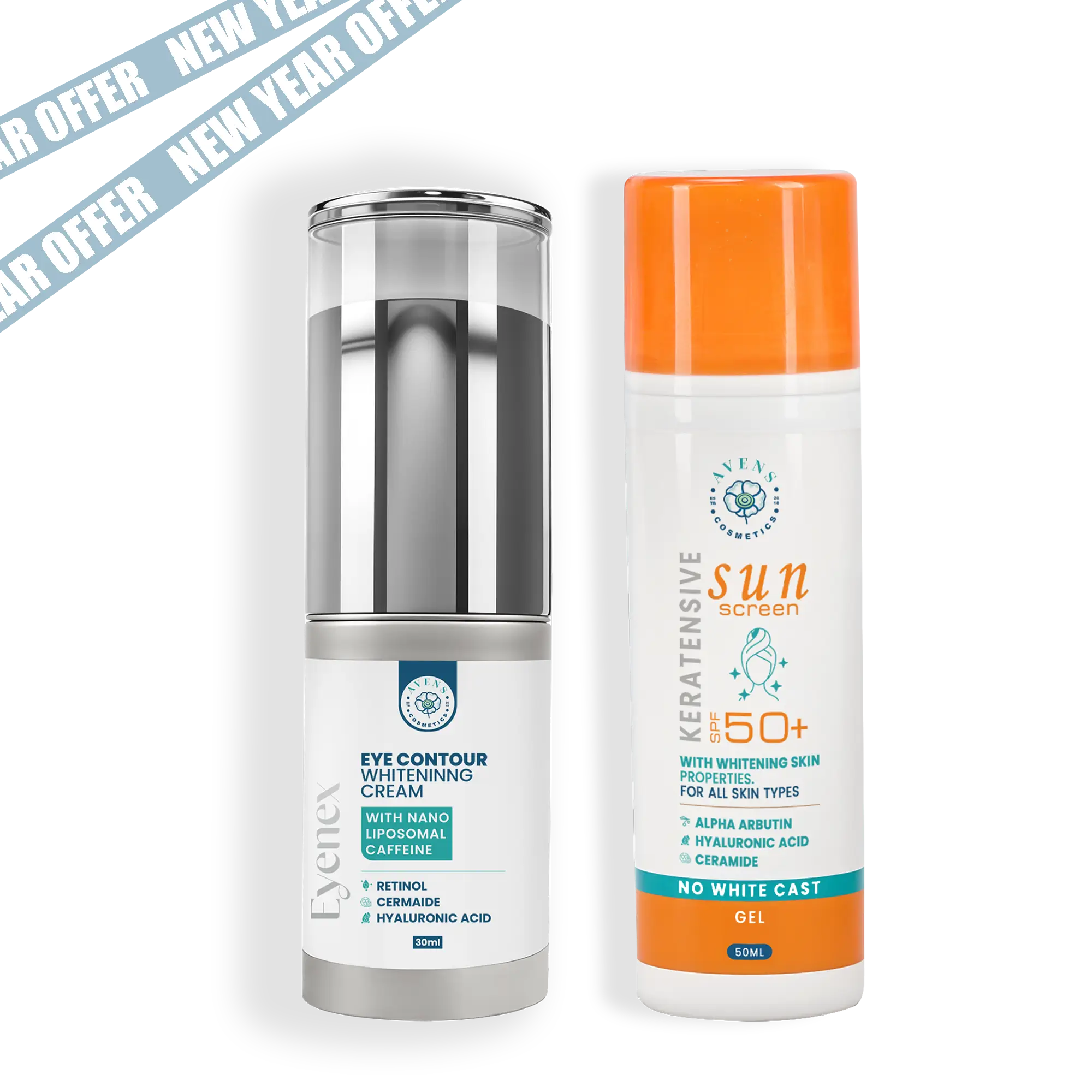 NEW YEAR OFFER ( EYENEX CREAM  + KERATENSIVE SUN SCREEN  )
