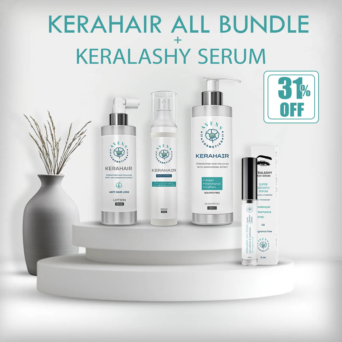 KERAHAIR GROUP + KERALASHY SERUM