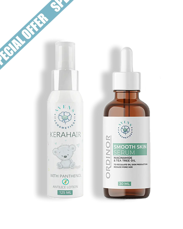 KERAHAIR ANTILICE LOTION X ORDINOR SMOOTH SKIN SERUM