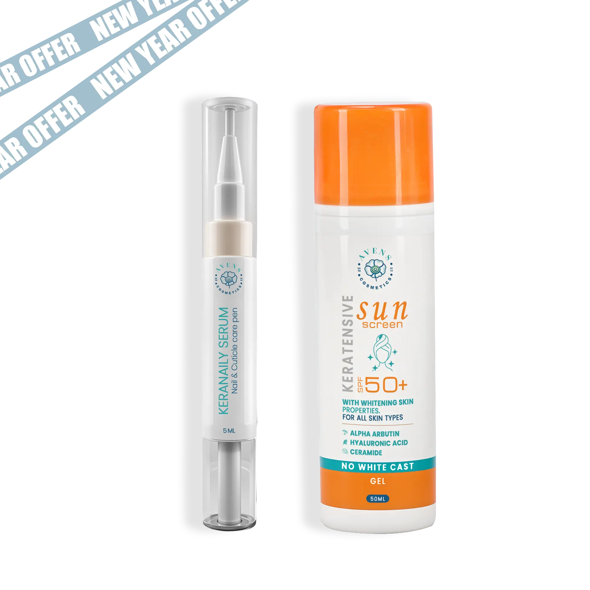 NEW YEAR OFFER ( KERANAILY SERUM + KERATENSIVE SUN SCREEN  )