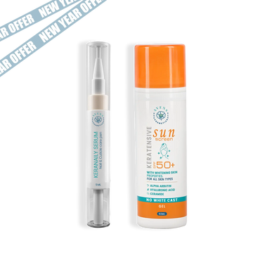 NEW YEAR OFFER ( KERANAILY SERUM + KERATENSIVE SUN SCREEN  )