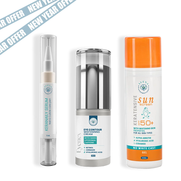 NEW YEAR OFFER (EYENEX CREAM + KERANAILY SERUM + KERATENSIVE SUN SCREEN  )