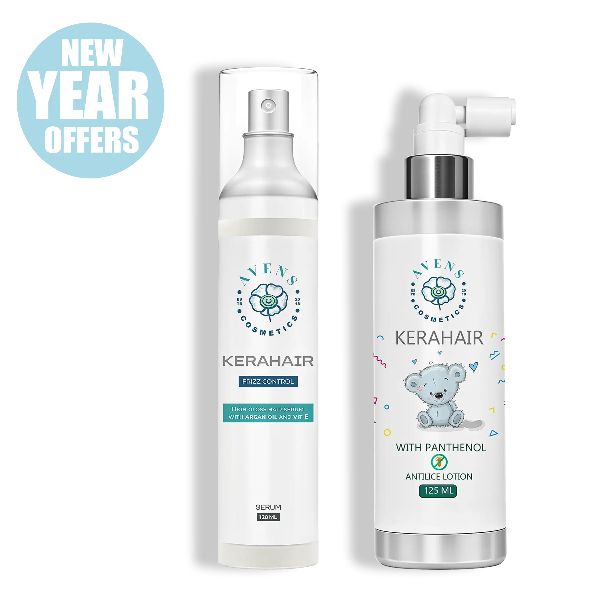 NEW YEAR OFFER ( KERAHAIR ANTILICE + KERAHAIR SERUM )