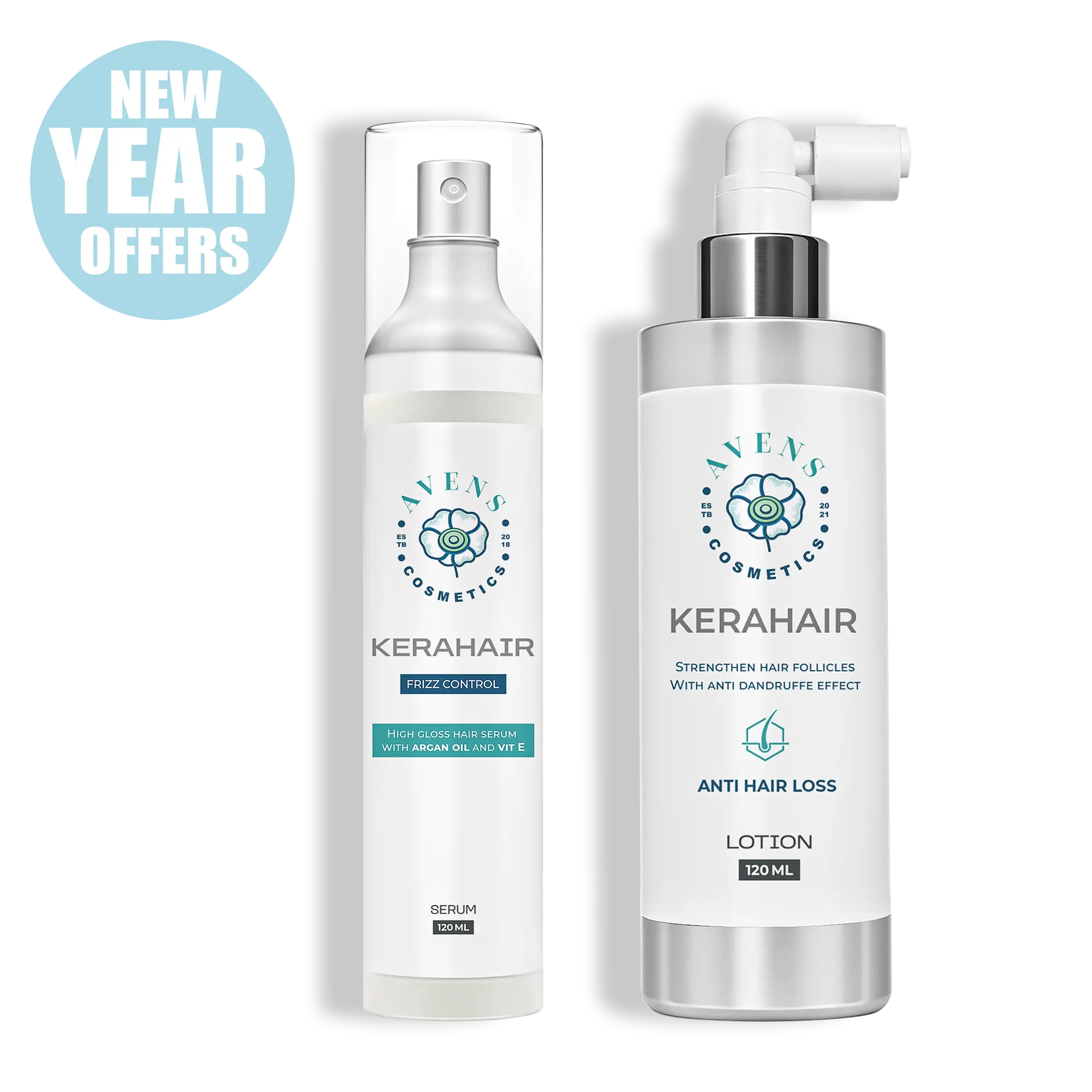 NEW YEAR OFFER ( KERAHAIR SERUM + KERAHAIR LOTION )