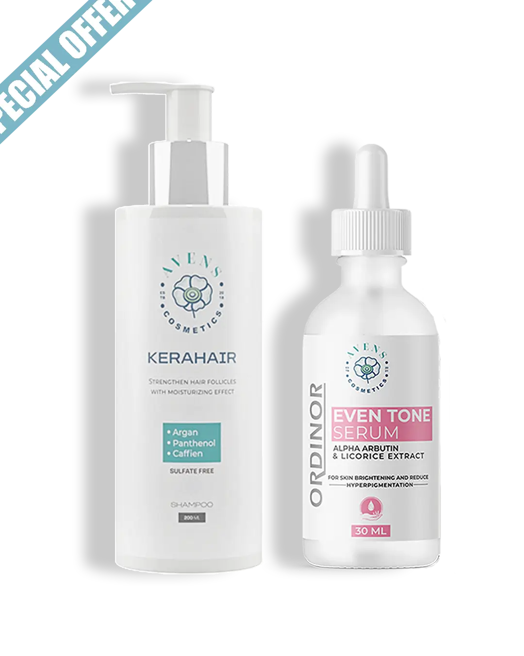 KERAHAIR SHAMPOO X ORDINOR EVEN TONE SERUM