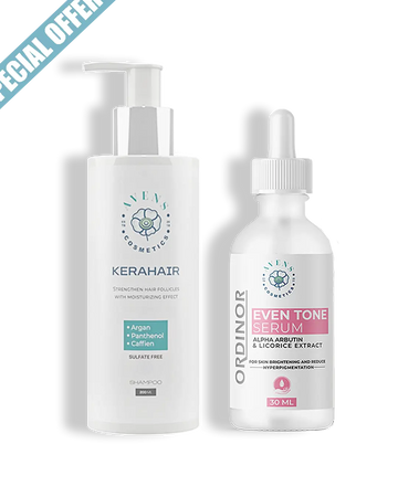 KERAHAIR SHAMPOO X ORDINOR EVEN TONE SERUM