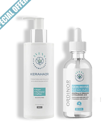 KERAHAIR SHAMPOO X ORDINOR  REVIVE SKIN SERUM