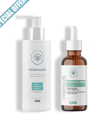 KERAHAIR SHAMPOO X ORDINOR SMOOTH SKIN SERUM