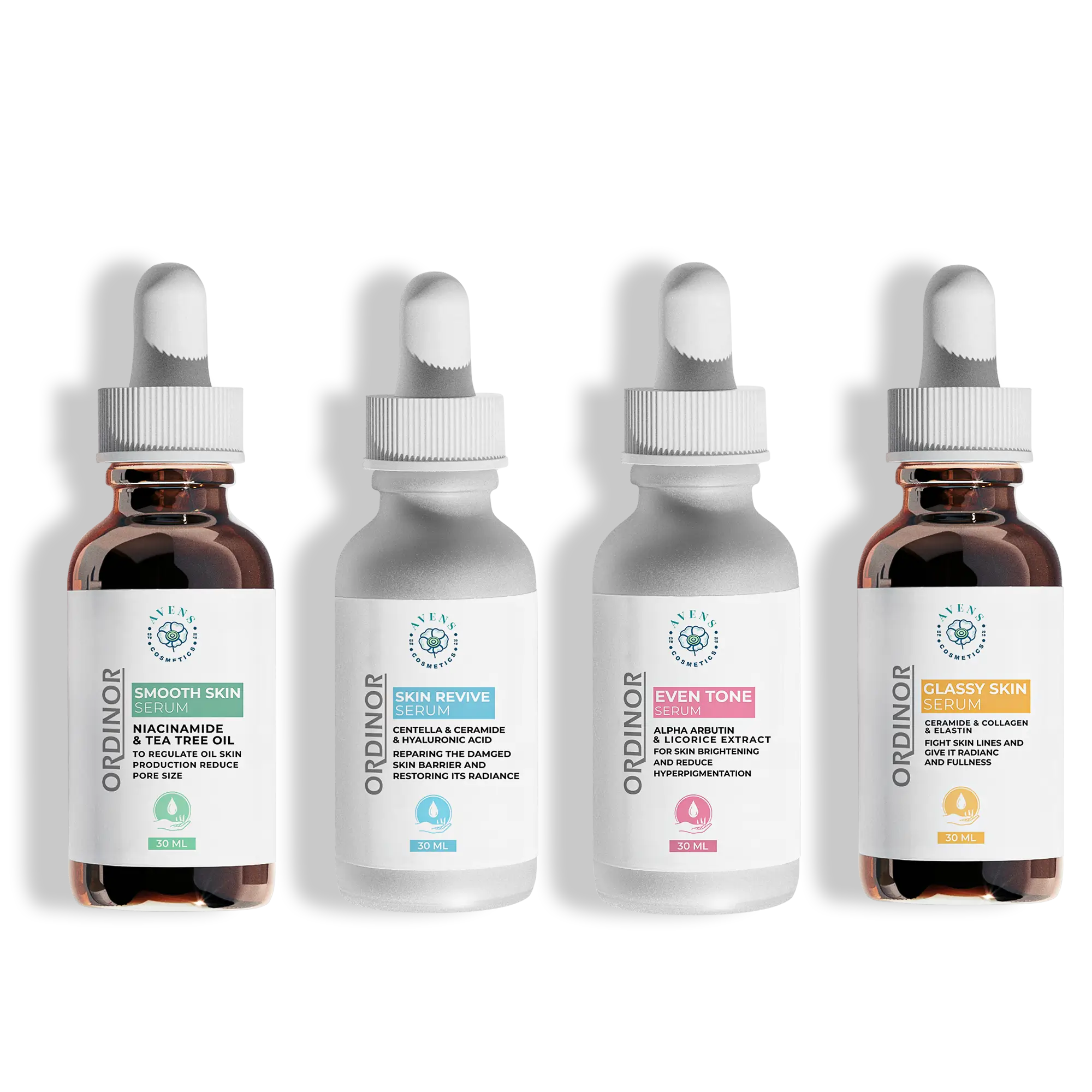 ORDINOR ALL BUNDLE (GLASSY+REVIVE SKIV +SMOOTH+EVENTONE)