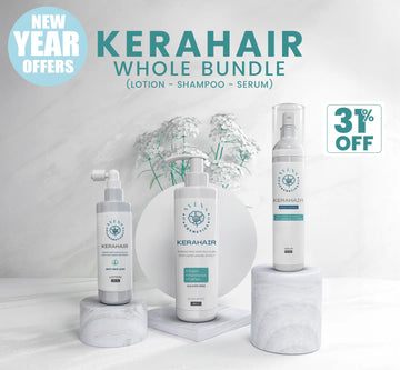 NEW YEAR OFFER ( KERAHAIR GROUP (SHAMPOO+LOTION+SERUM) )