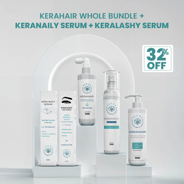 KERAHAIR GROUP + KERALASHY SERUM + KERANAILY SERUM