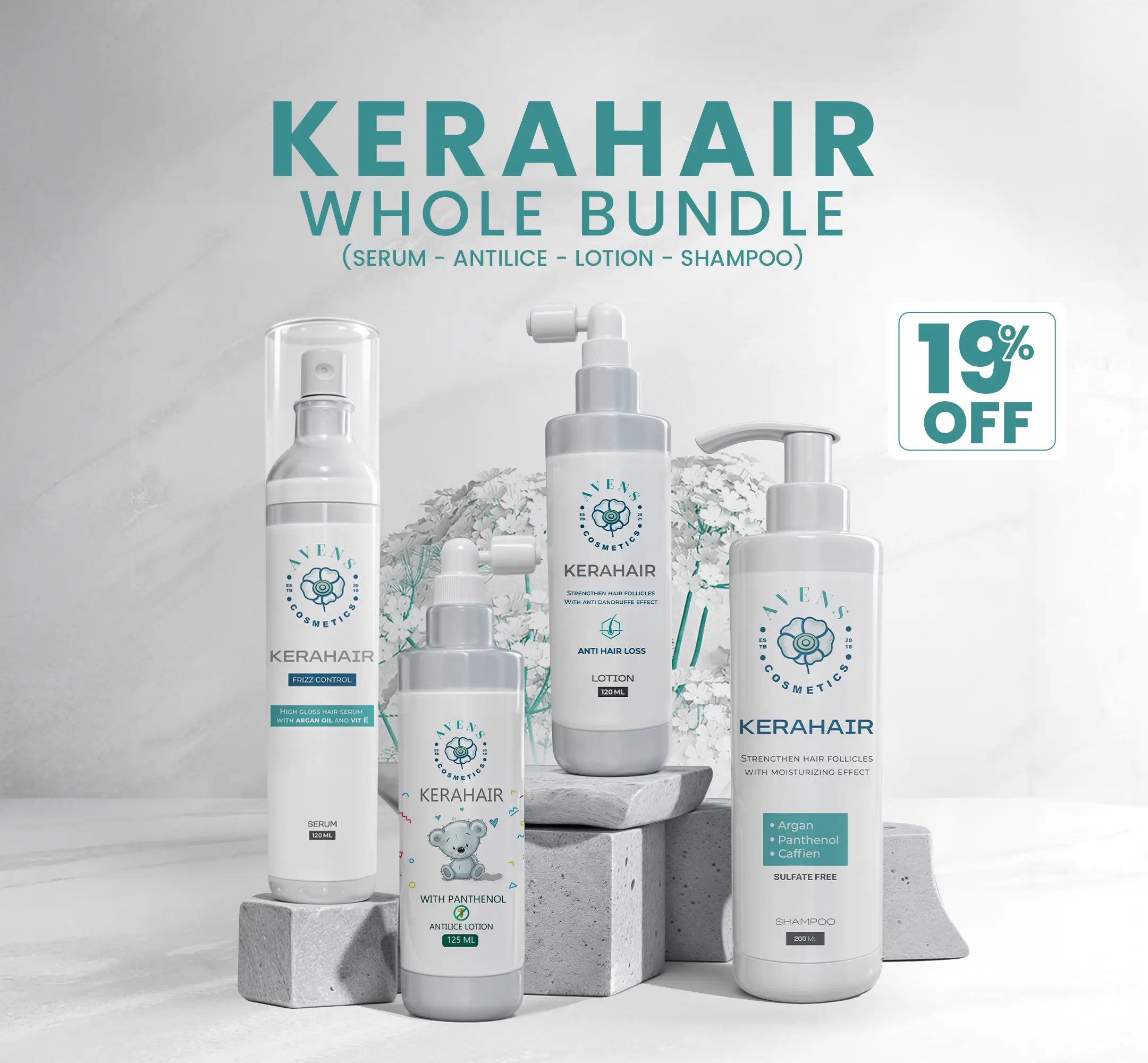 KERAHAIR GROUP + KERAHAIR ANTILICE LOTION