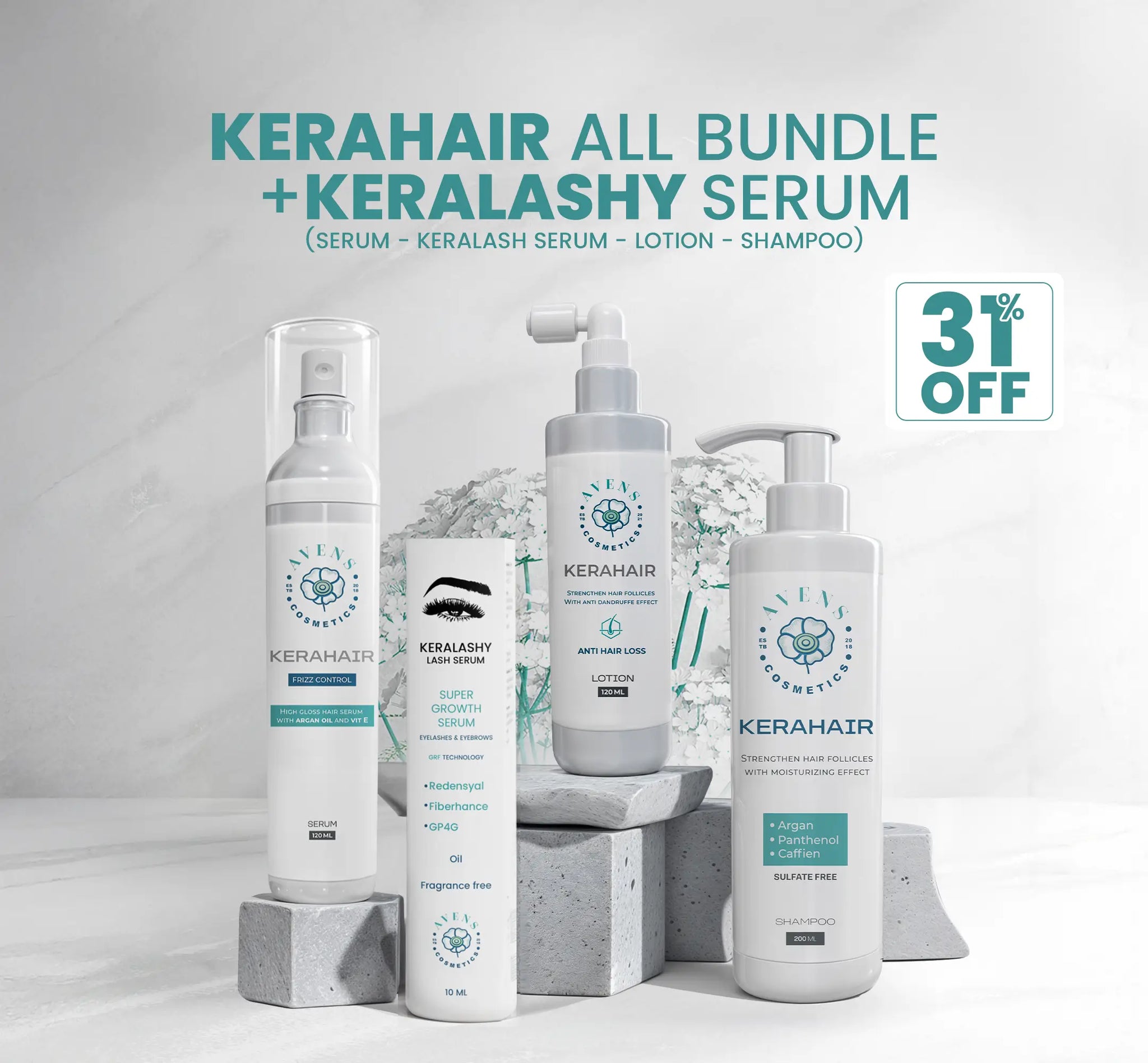 KERAHAIR GROUP + KERALASHY SERUM