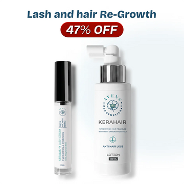 Lash and hair Re-Growth (KERA LASHY SERUM + KERAHAIR LOTION )