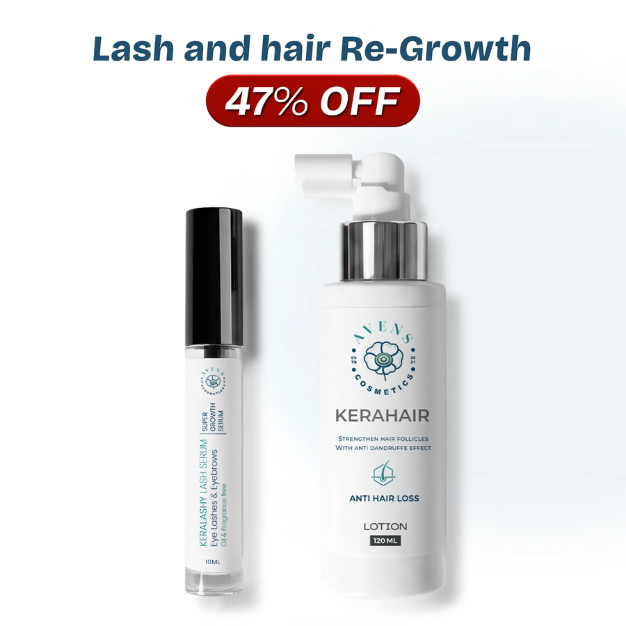 Lash and hair Re-Growth (KERA LASHY SERUM + KERAHAIR LOTION )