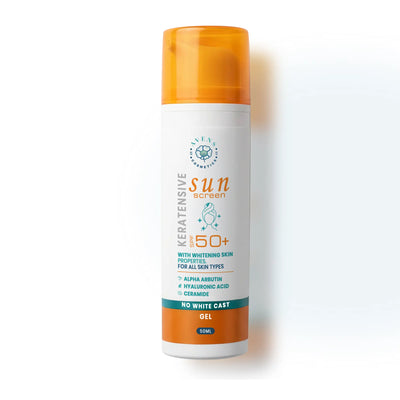 Keratensive Cream Gel: Sunscreen + Skin Brightener (SPF 50 )Alpha Arbutin