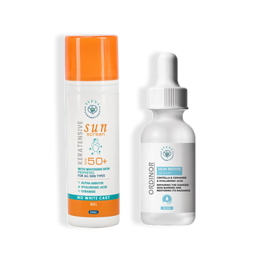 KERATENSIVE SUN SCREEN X ORDINOR REVIVE SKIN SERUM