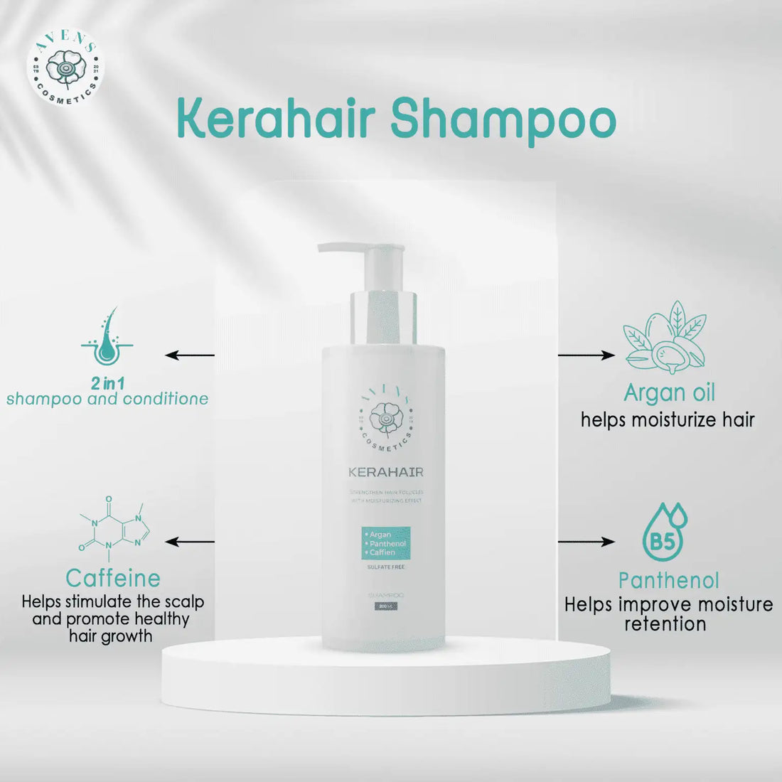 KERAHAIR SHAMPOO X ORDINOR  REVIVE SKIN SERUM