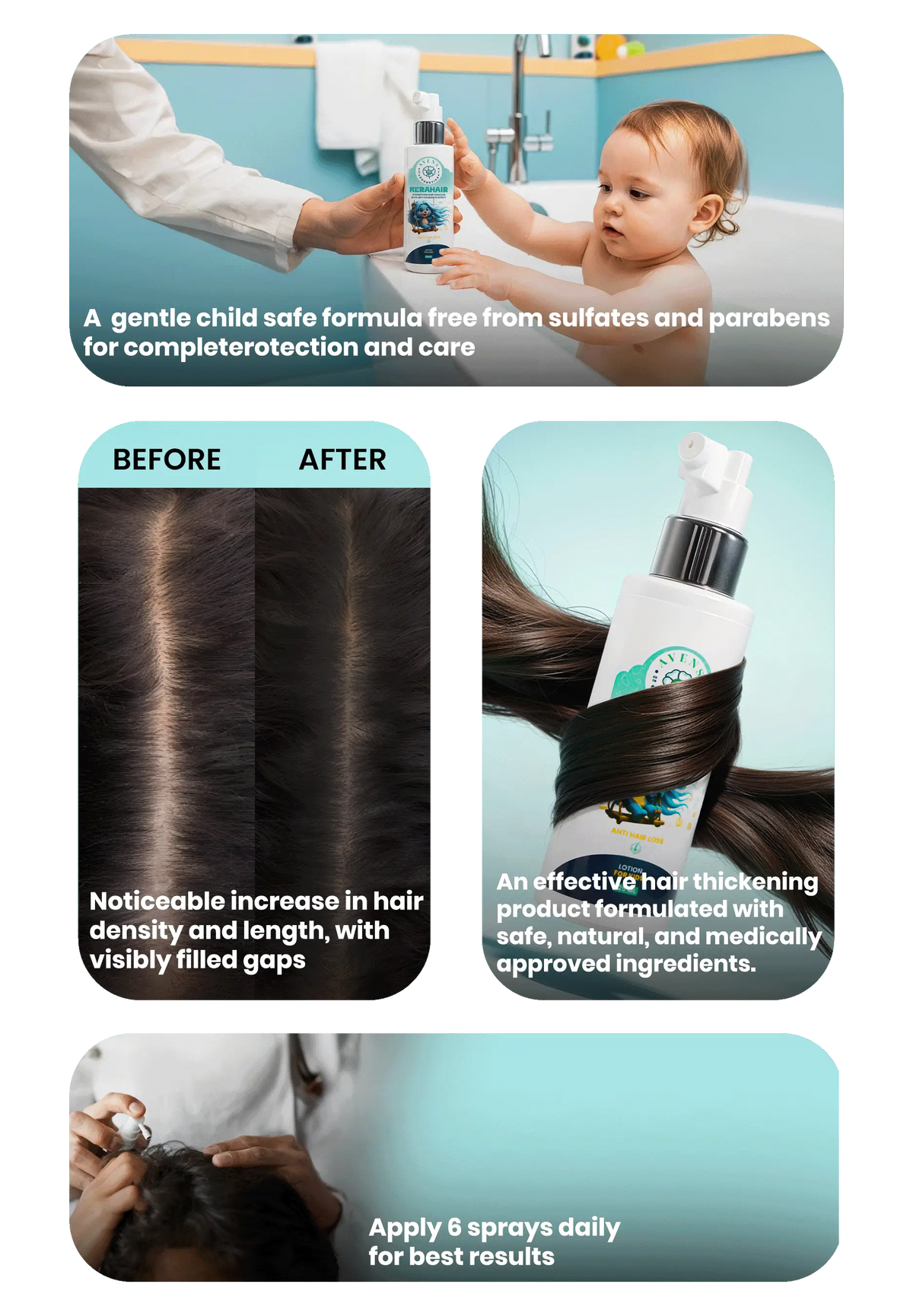 KERAHAIR LOTION KIDS  (BUY 1 GET 1 )