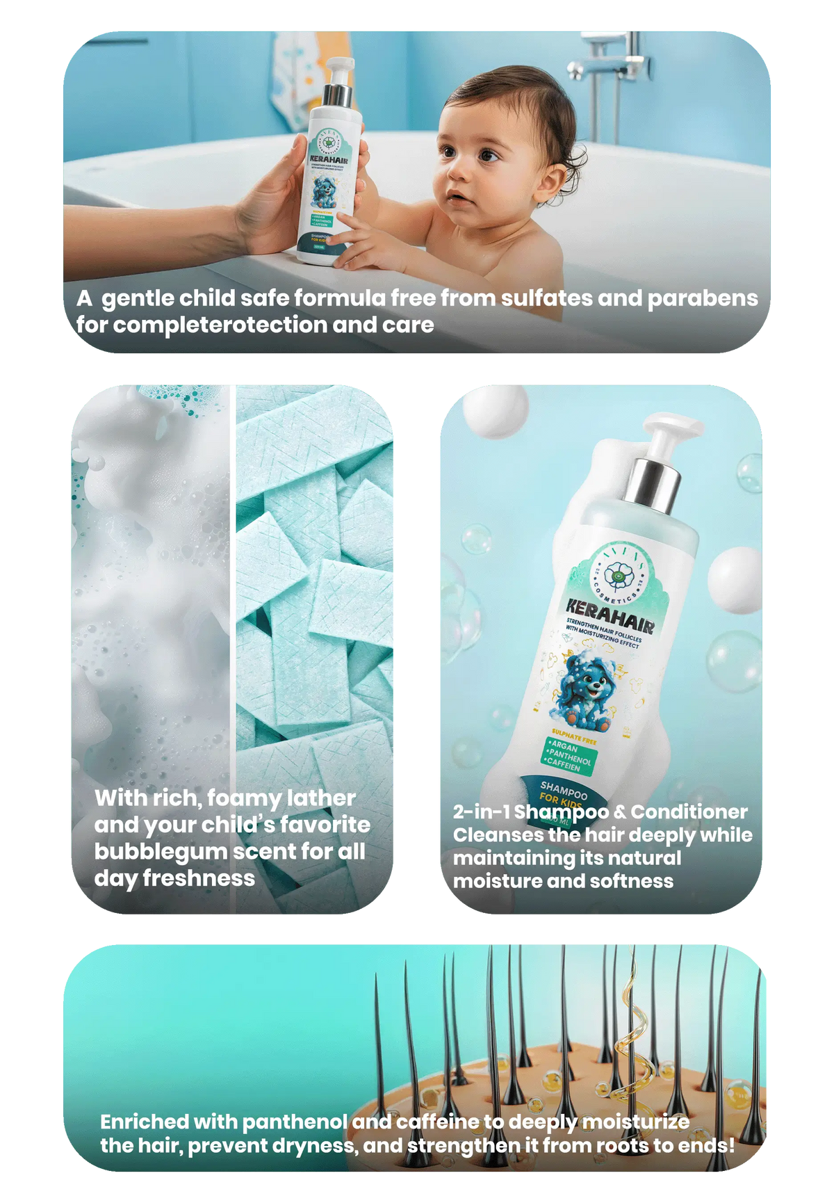 2 KERAHAIR SHAMPOO KIDS