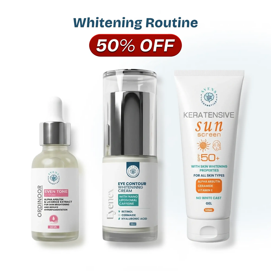 Whitening Routine (Even tone serum+Eyenex cream +Keratensive sunscreen )